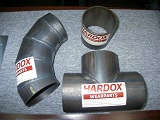 パイプ切断加工（耐摩耗鋼管HARDOX500）