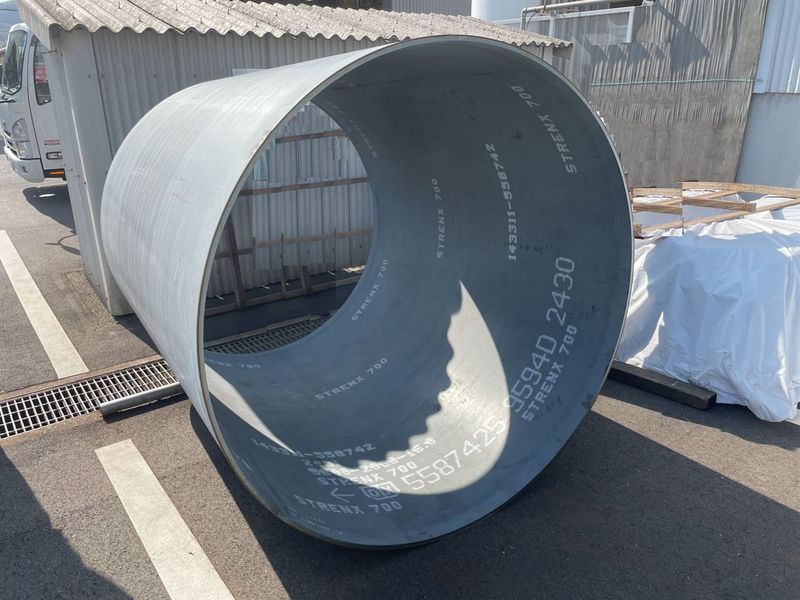 高張力鋼板STRENX700 曲げ加工